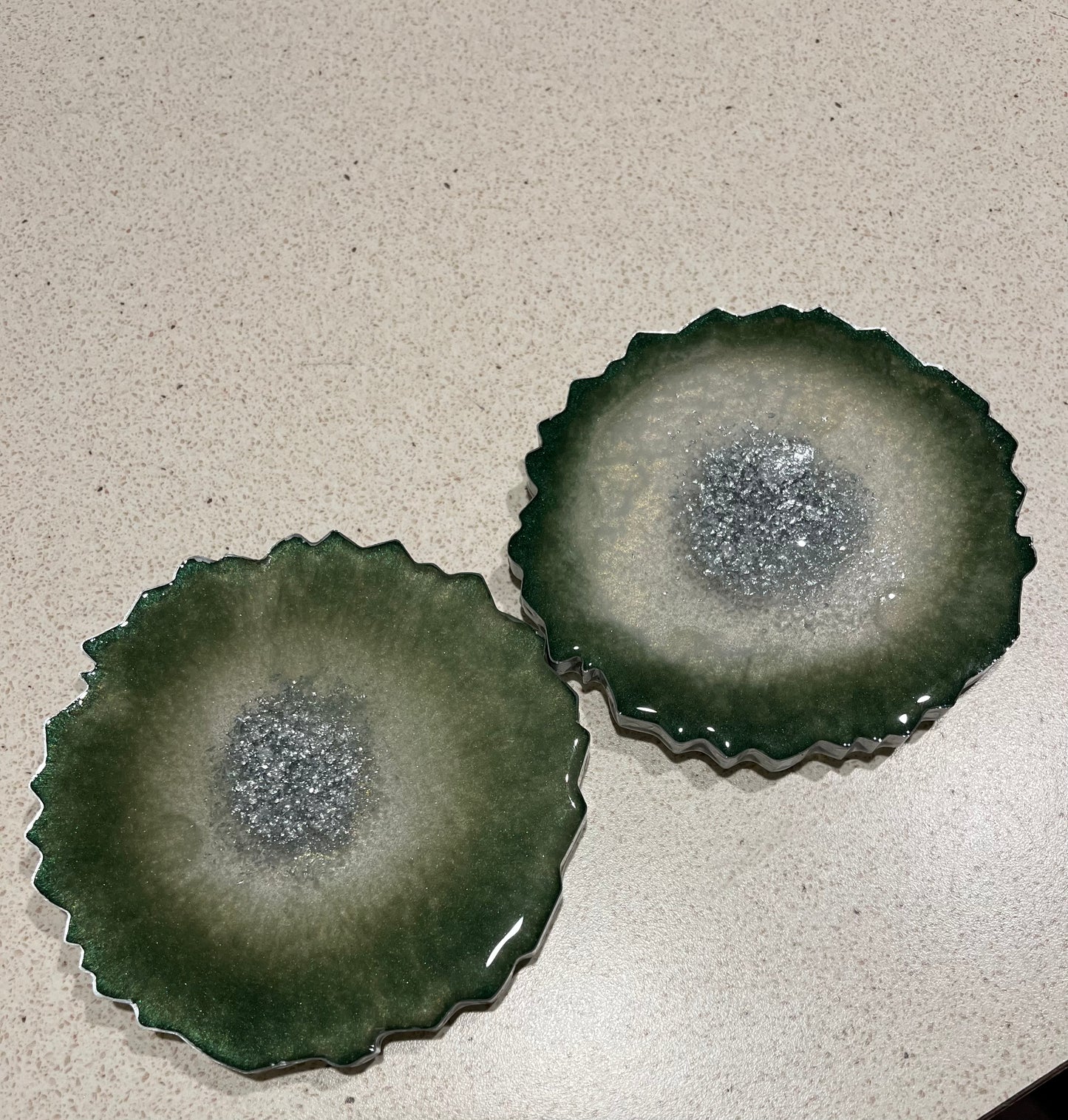 2 Large Coasters